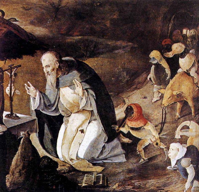 Lucas van Leyden The Temptation of St Anthony oil painting image